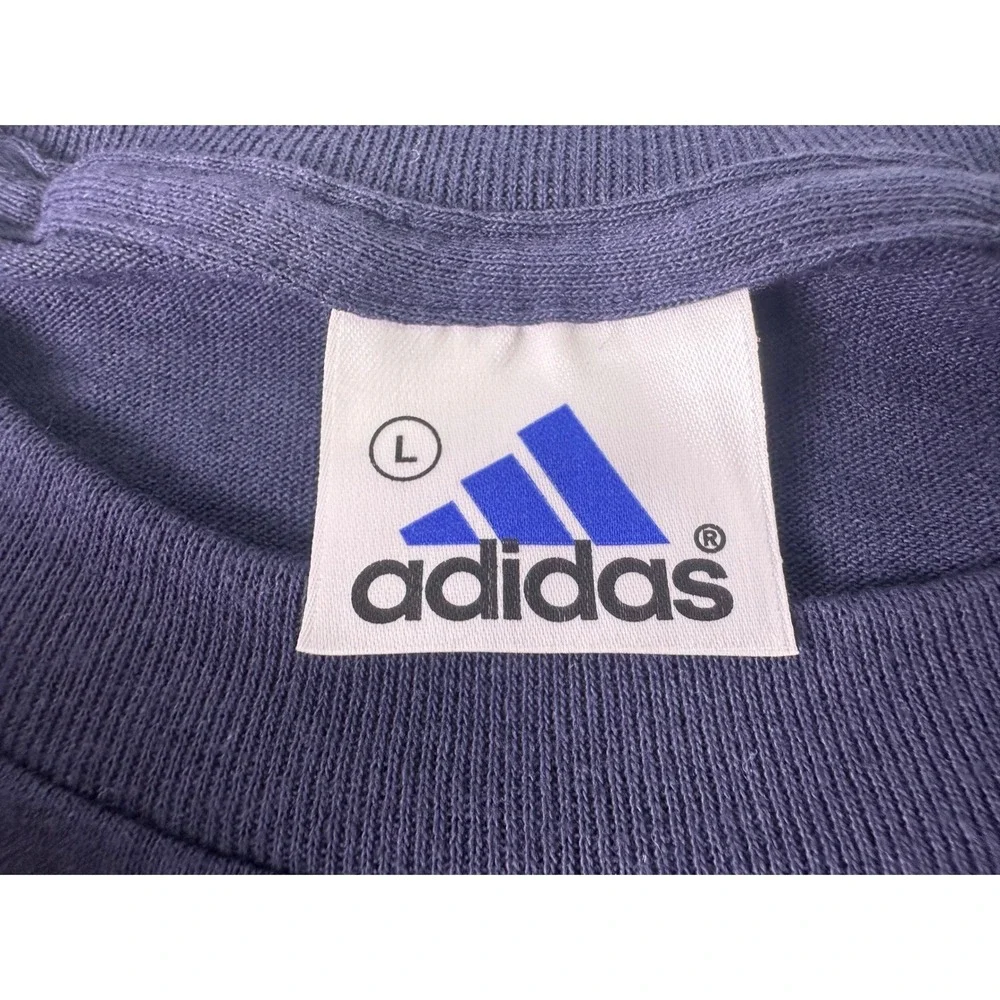 VINTAGE 1999 NY Yankees American League Champions Blue Adidas‎ T-Shirt Large